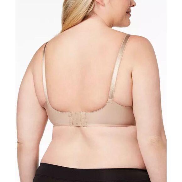 Olga No Side Effects Full-Figure Contour Underwire Bra 0561A Almond 44DD NWT - Picture 2 of 9